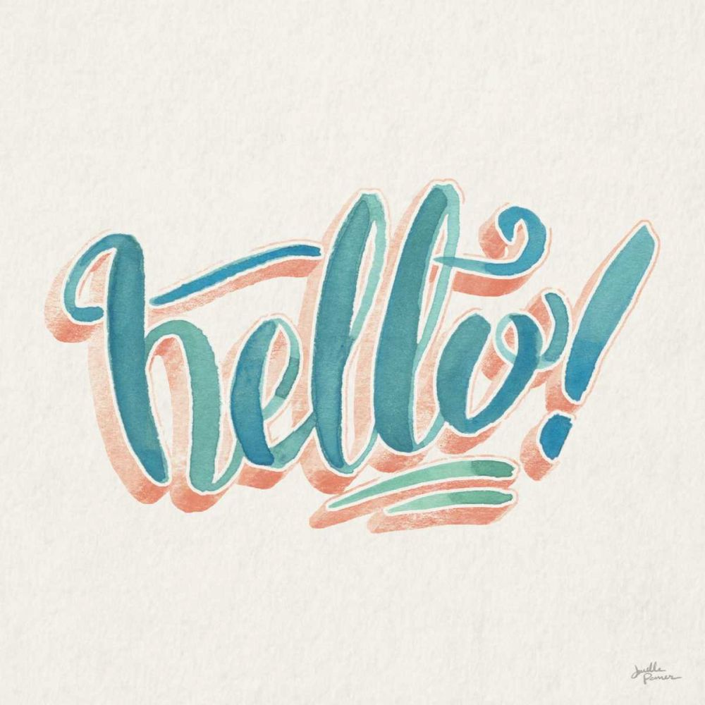 Hello I art print by Janelle Penner for $57.95 CAD