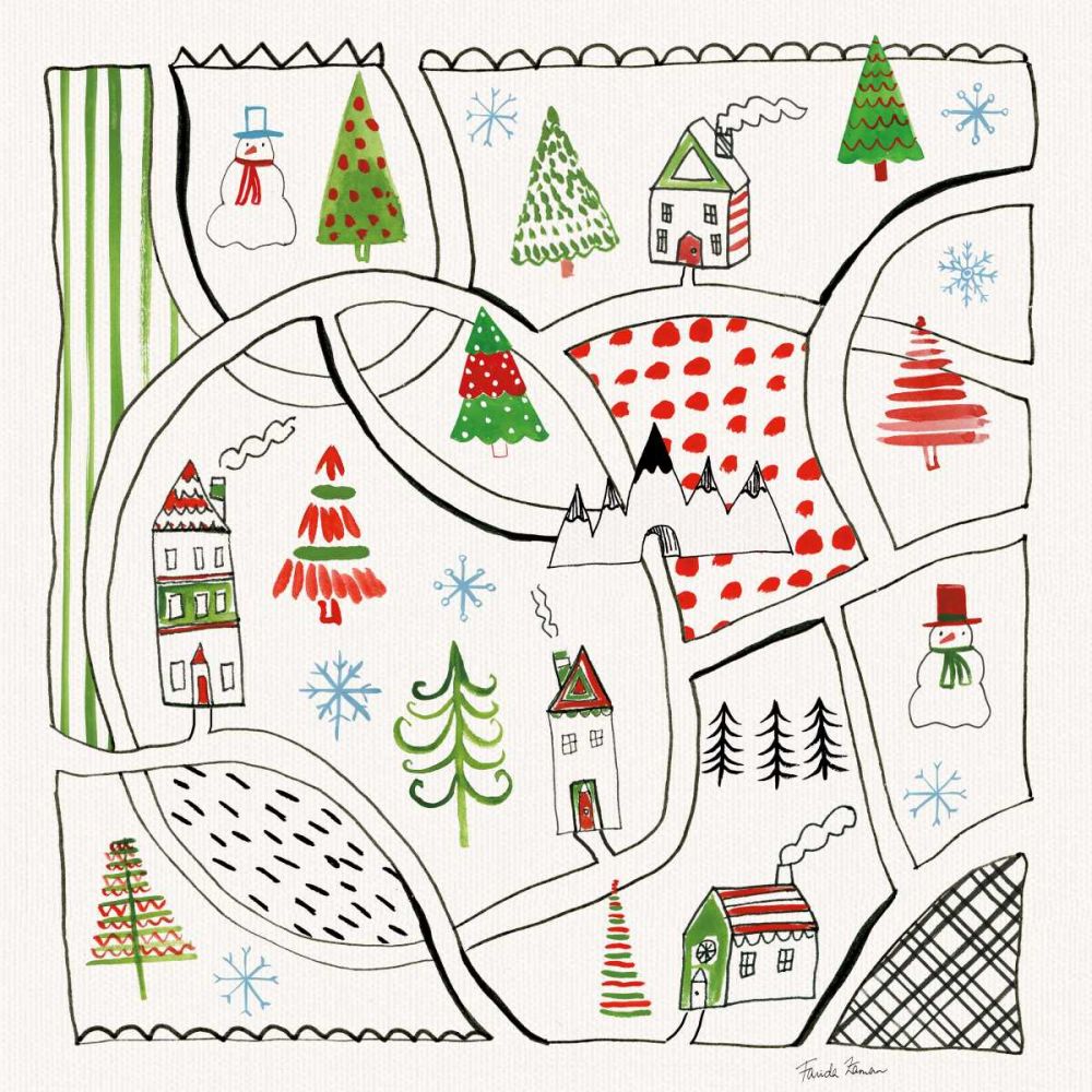Neighborhood Holiday V art print by Farida Zaman for $57.95 CAD