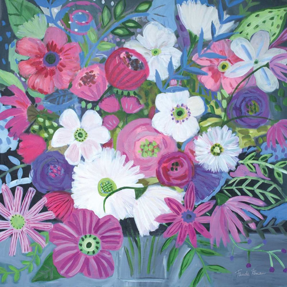 Jungle of Florals art print by Farida Zaman for $57.95 CAD