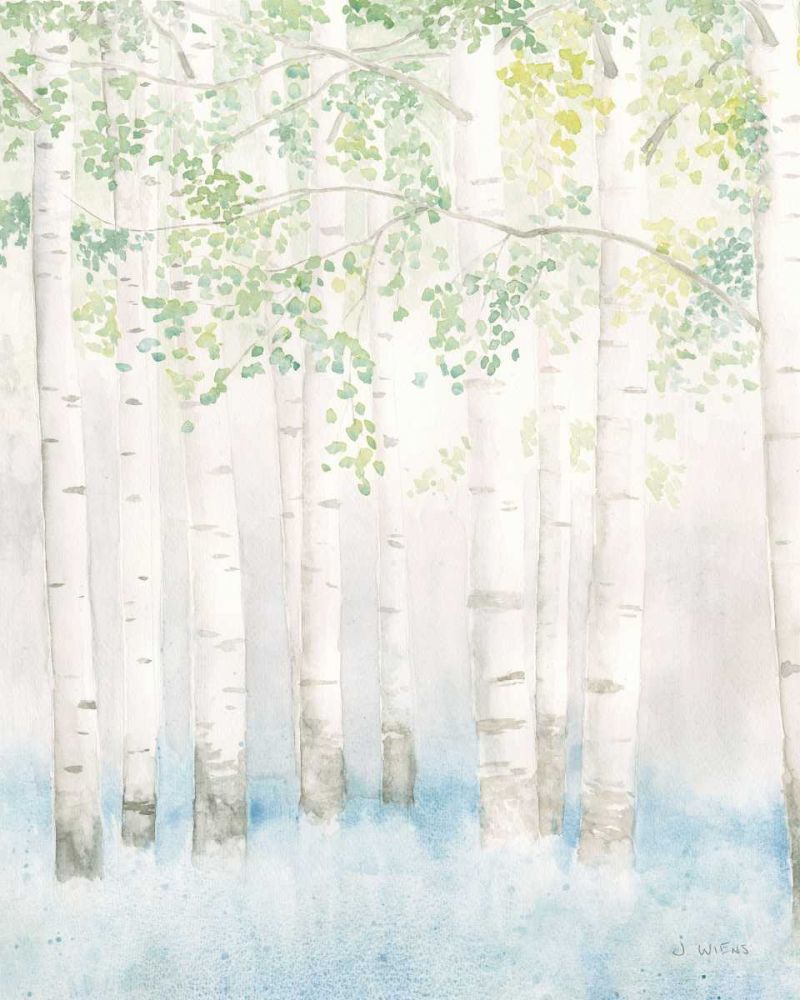 Soft Birches II art print by James Wiens for $57.95 CAD