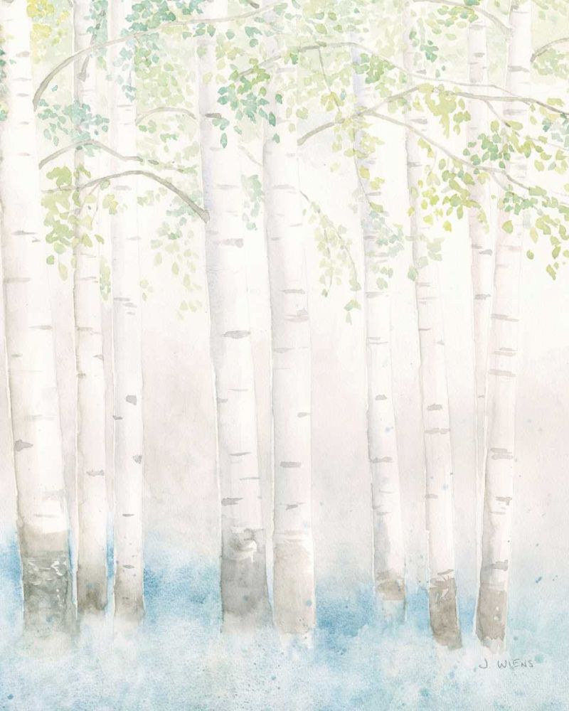 Soft Birches III art print by James Wiens for $57.95 CAD