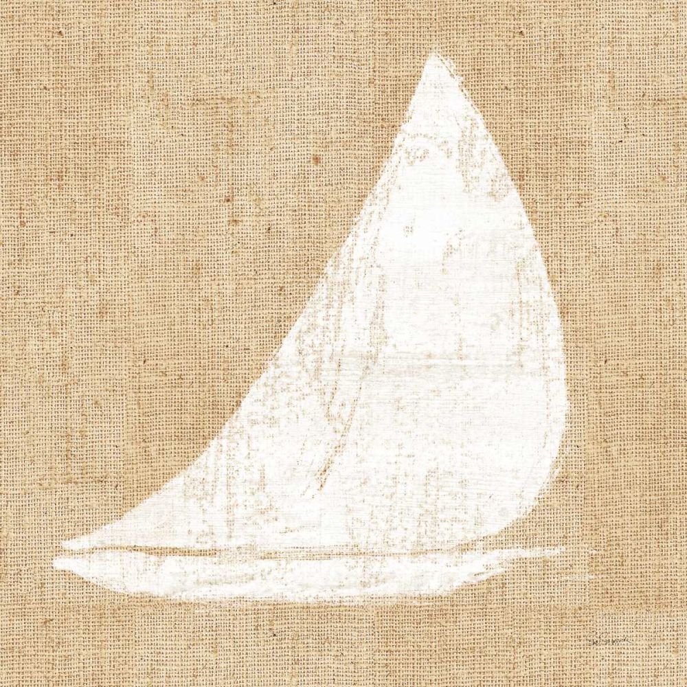 Driftwood Coast I White Burlap art print by Sue Schlabach for $57.95 CAD