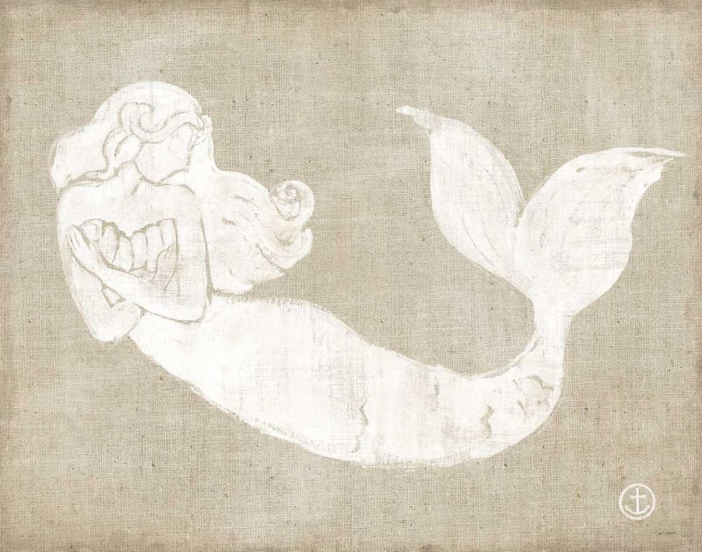 On the Waves II Burlap art print by Sue Schlabach for $57.95 CAD