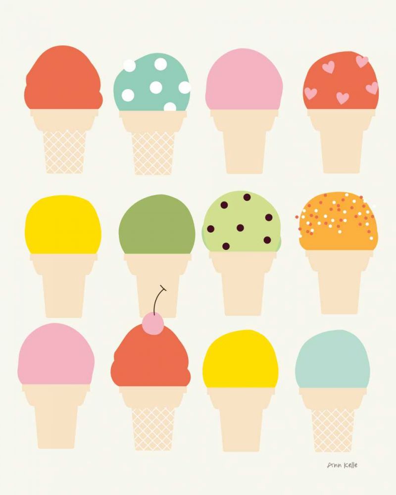 Single Scoops art print by Ann Kelle for $57.95 CAD