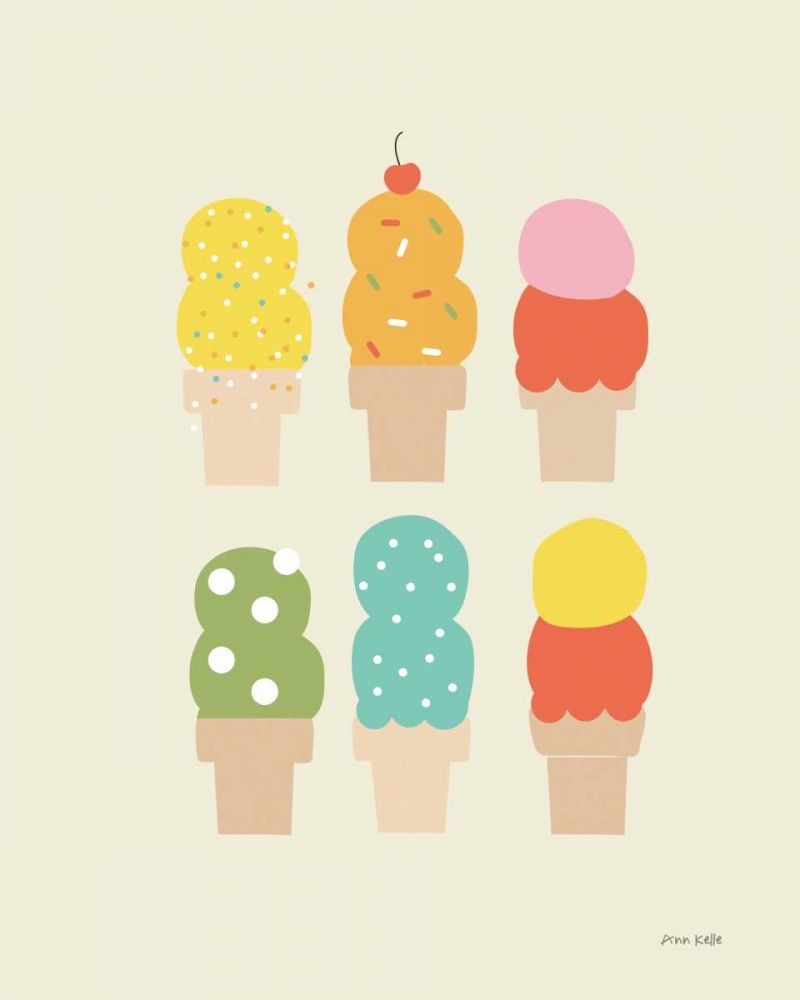Double Scoops art print by Ann Kelle for $57.95 CAD