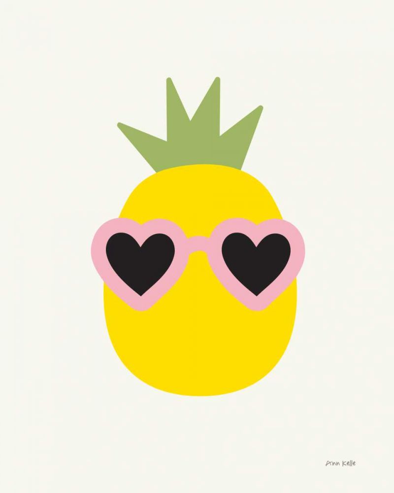 Sunny Pineapple art print by Ann Kelle for $57.95 CAD