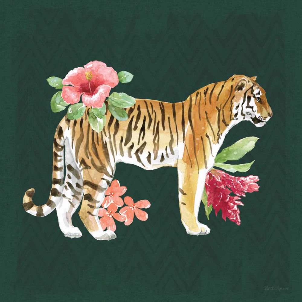 From the Jungle IV Dark art print by Beth Grove for $57.95 CAD