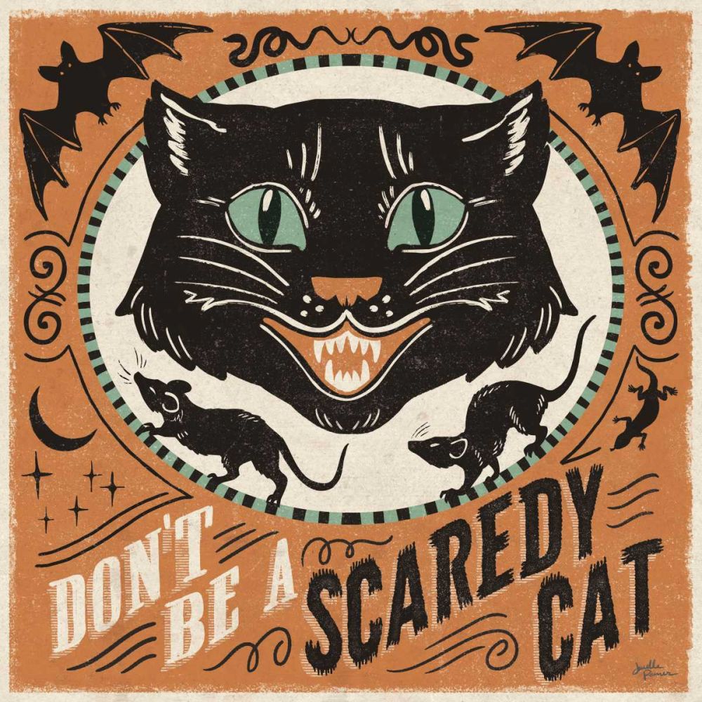 Scaredy Cats III art print by Janelle Penner for $57.95 CAD