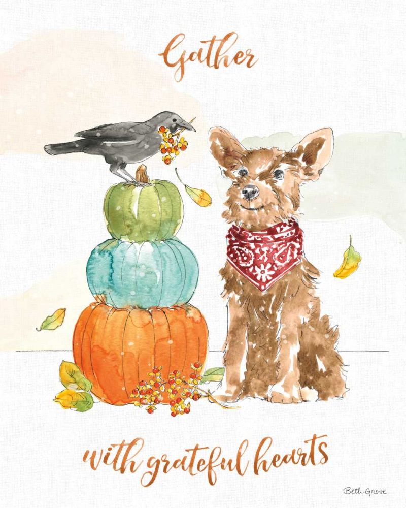 Harvest Dogs V art print by Beth Grove for $57.95 CAD