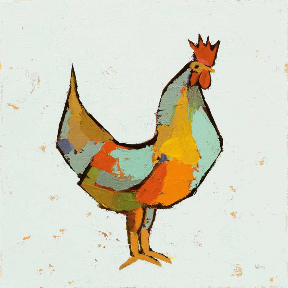 The Strutter on White art print by Phyllis Adams for $57.95 CAD