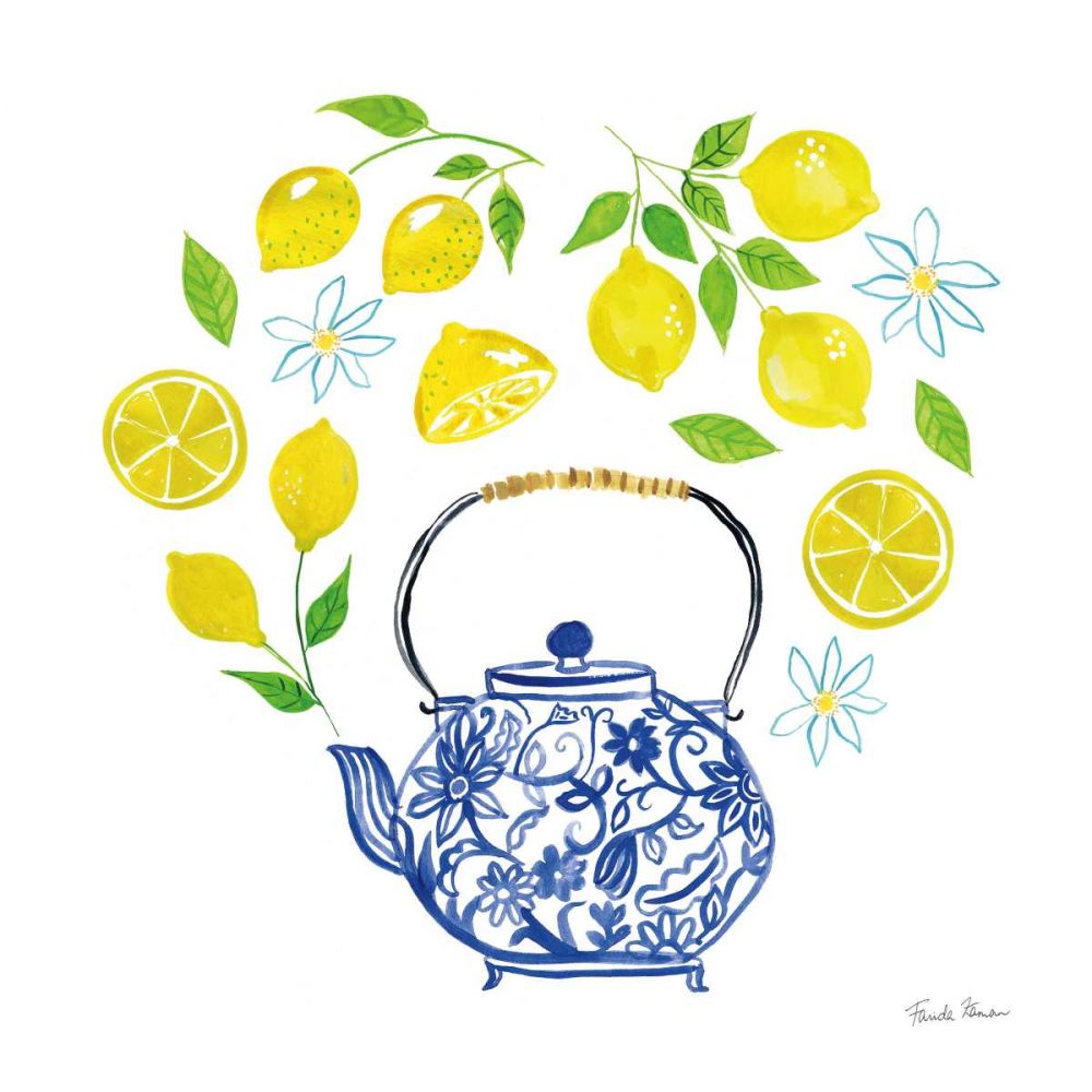 Organic Tea II art print by Farida Zaman for $57.95 CAD