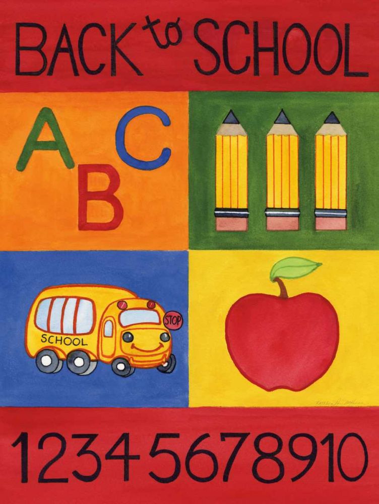 Back to School art print by Kathleen Parr McKenna for $57.95 CAD