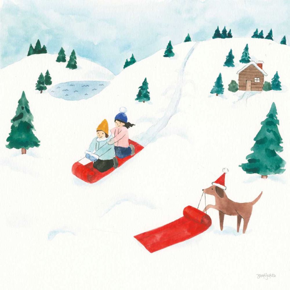 Winter Scene IV art print by Jenaya Jackson for $57.95 CAD