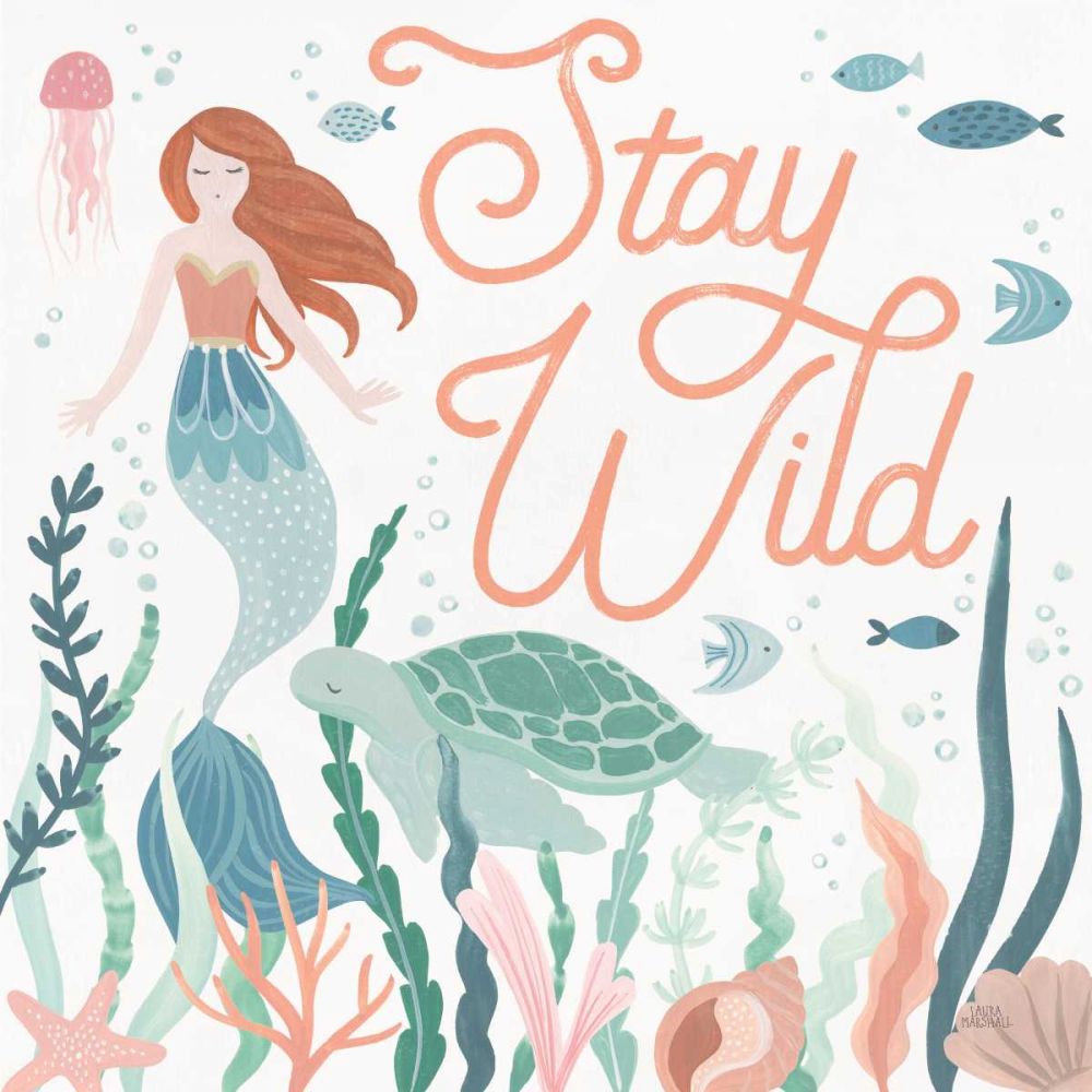 Under the Sea III art print by Laura Marshall for $57.95 CAD