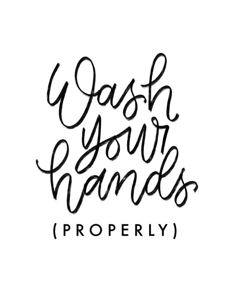 Wash Your Hands III art print by Becky Thorns for $57.95 CAD