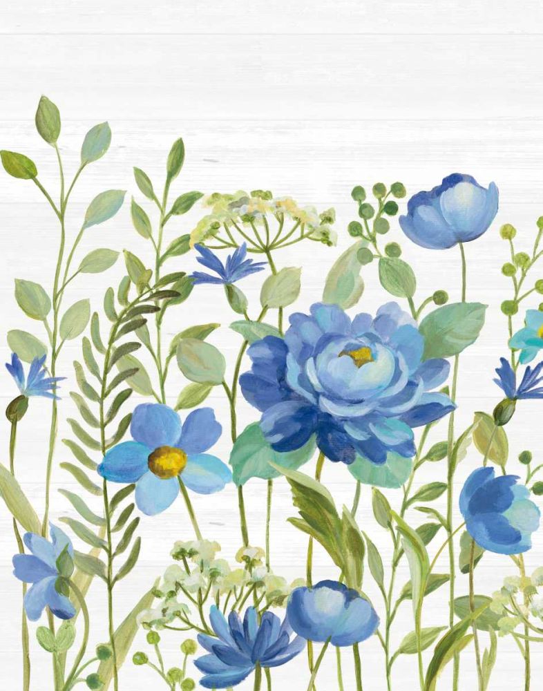 Botanical Blue VII art print by Silvia Vassileva for $57.95 CAD