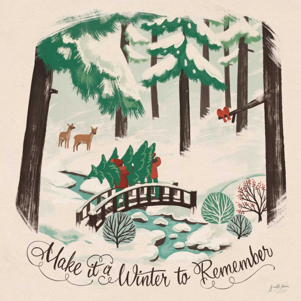 Winter Bliss II art print by Janelle Penner for $57.95 CAD