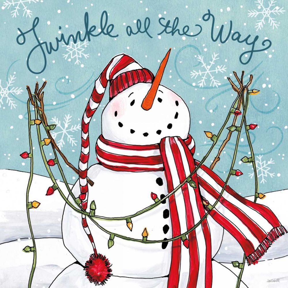 Snowplace Like Home II art print by Anne Tavoletti for $57.95 CAD