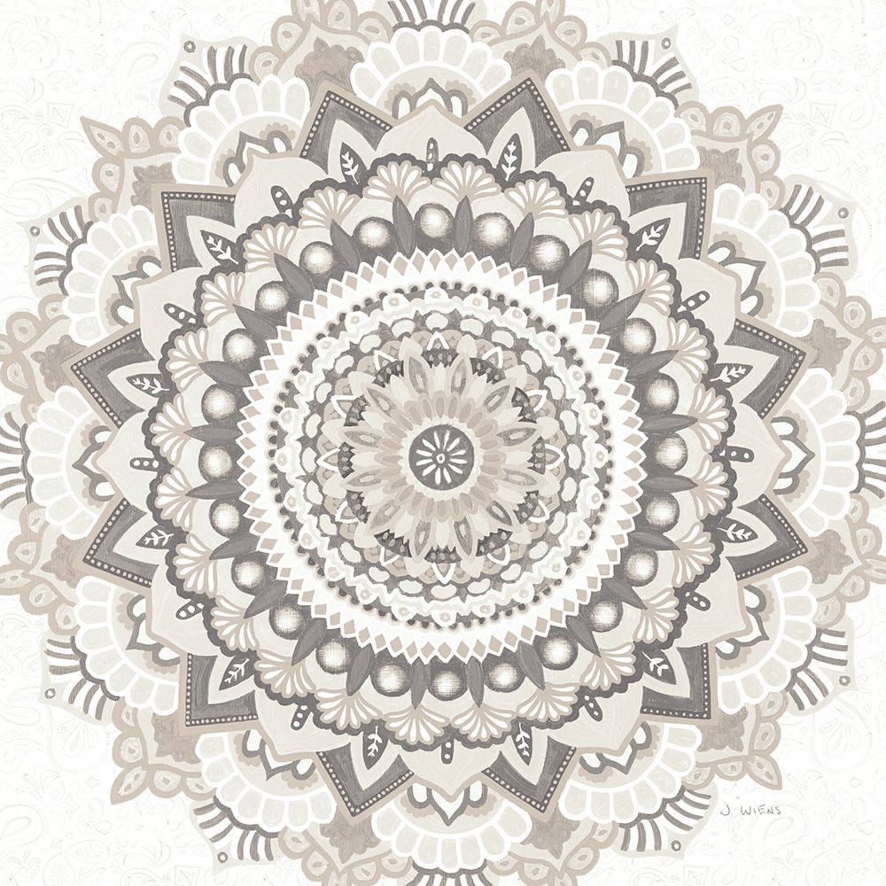 Mandala Dream Neutral Crop art print by James Wiens for $57.95 CAD