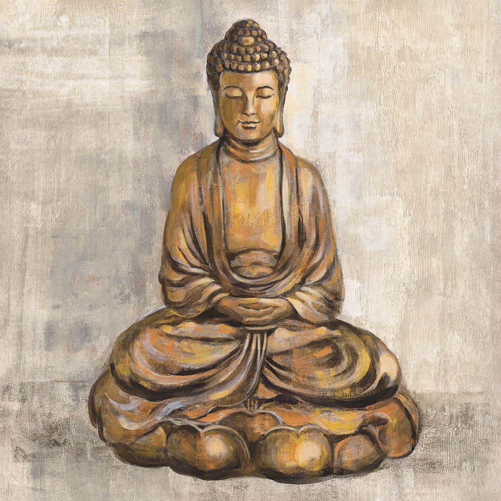 Bronze Buddha art print by Silvia Vassileva for $57.95 CAD