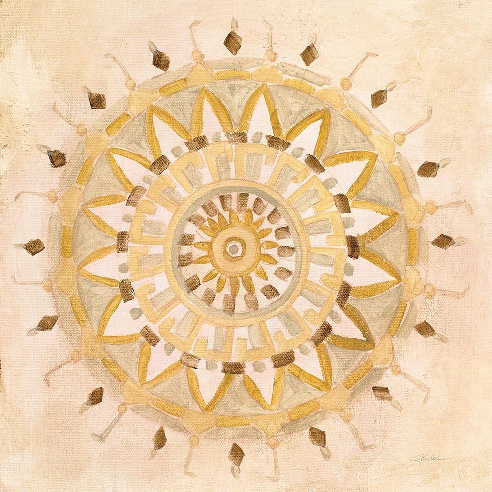 Textured Mandala art print by Silvia Vassileva for $57.95 CAD