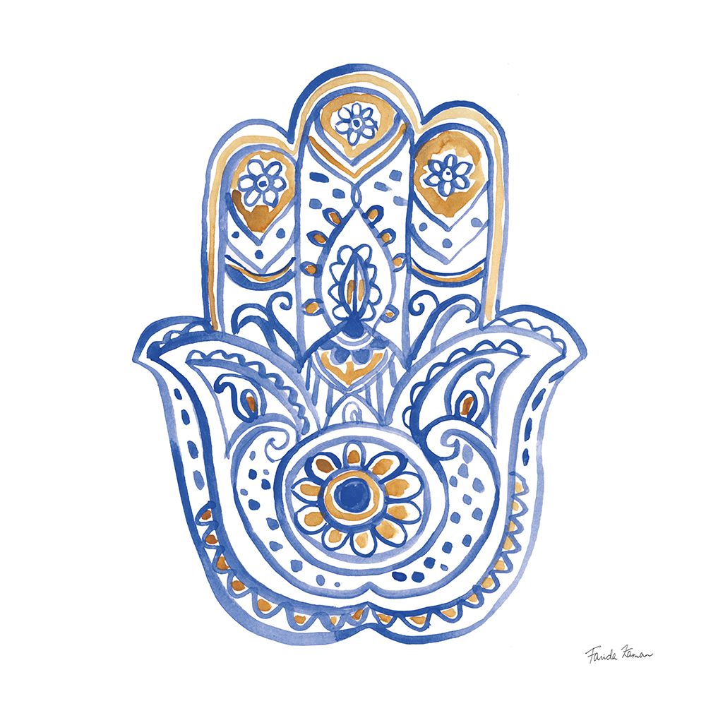 Hamsa II art print by Farida Zaman for $57.95 CAD