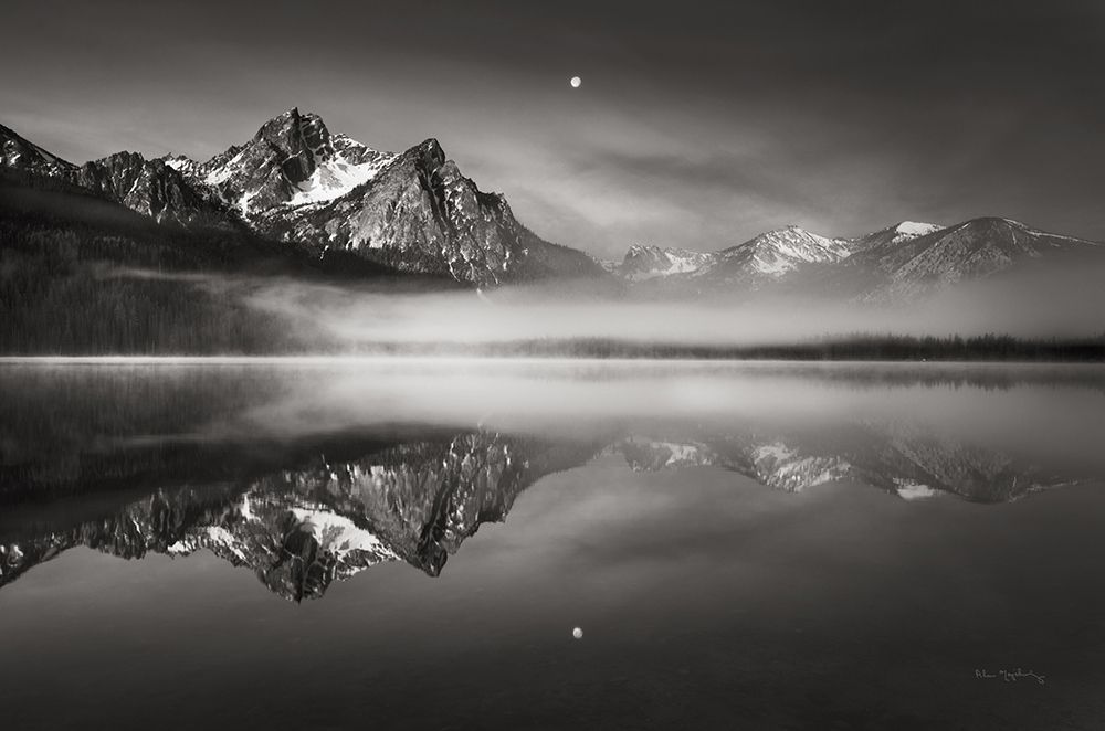 Moonset on McGown Peak art print by Alan Majchrowicz for $57.95 CAD