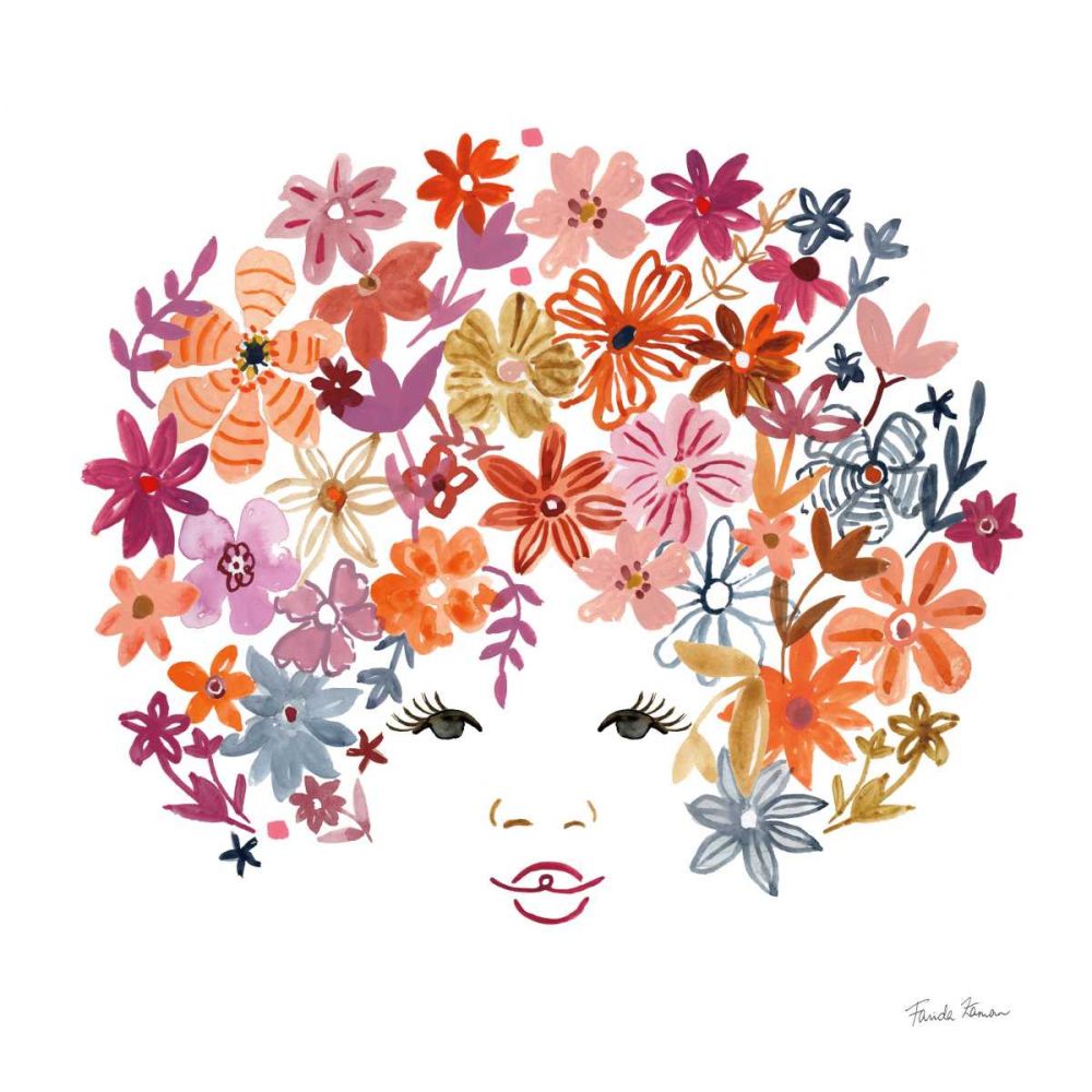 Floral Beauties I art print by Farida Zaman for $57.95 CAD