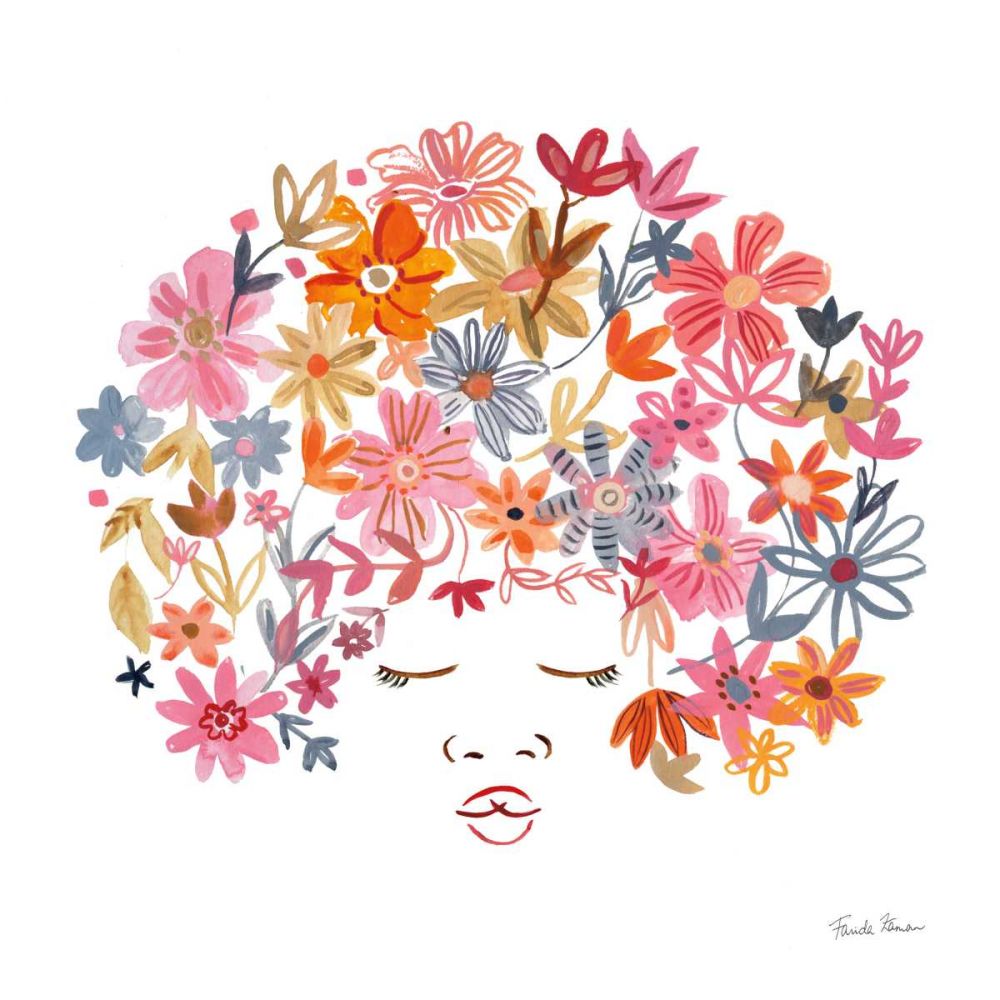 Floral Beauties II art print by Farida Zaman for $57.95 CAD
