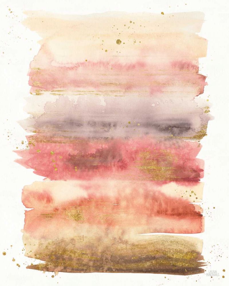 Desert Blooms Abstract I art print by Laura Marshall for $57.95 CAD
