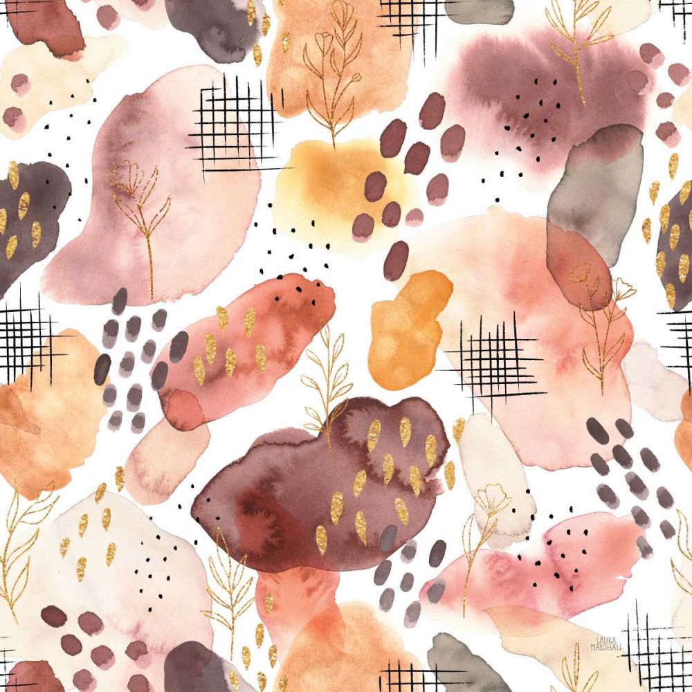 Desert Blooms Pattern I art print by Laura Marshall for $57.95 CAD