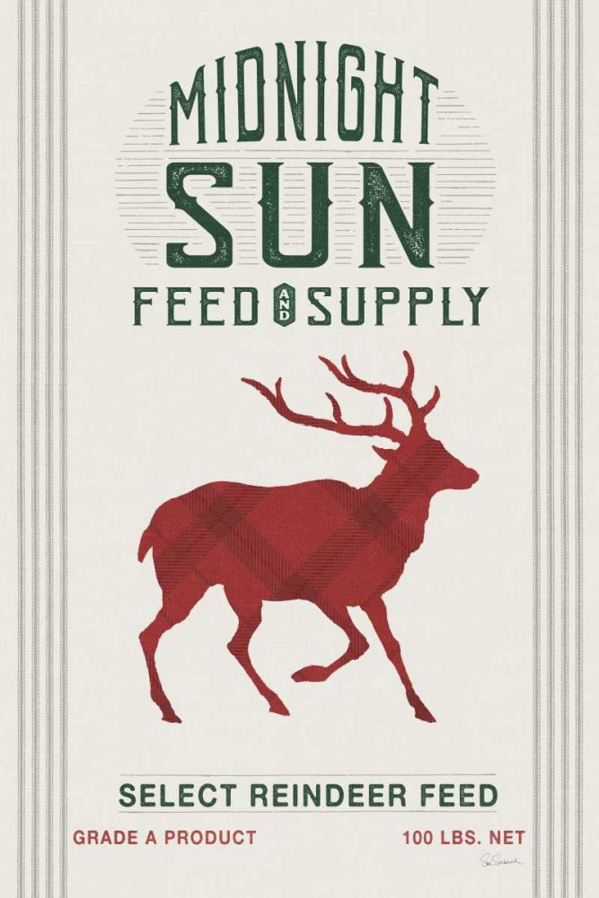 Midnight Sun Reindeer Feed v2 art print by Sue Schlabach for $57.95 CAD