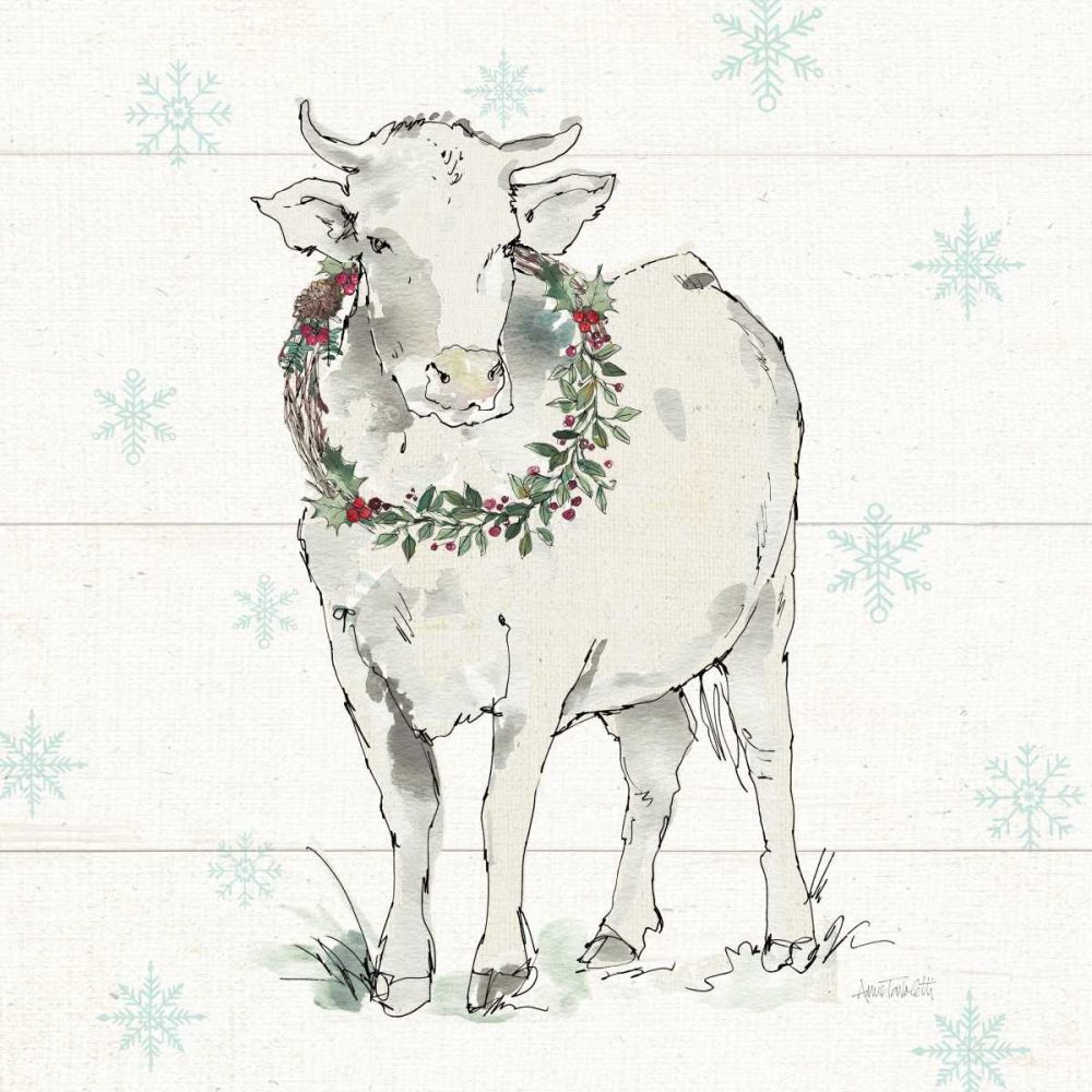 Modern Farmhouse X Christmas Sq art print by Anne Tavoletti for $57.95 CAD