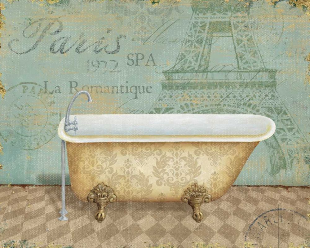 Voyage Romantique Bath I art print by Daphne Brissonnet for $57.95 CAD