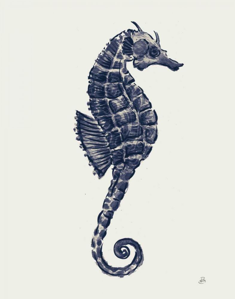 Ocean Finds VI Navy art print by Daphne Brissonnet for $57.95 CAD