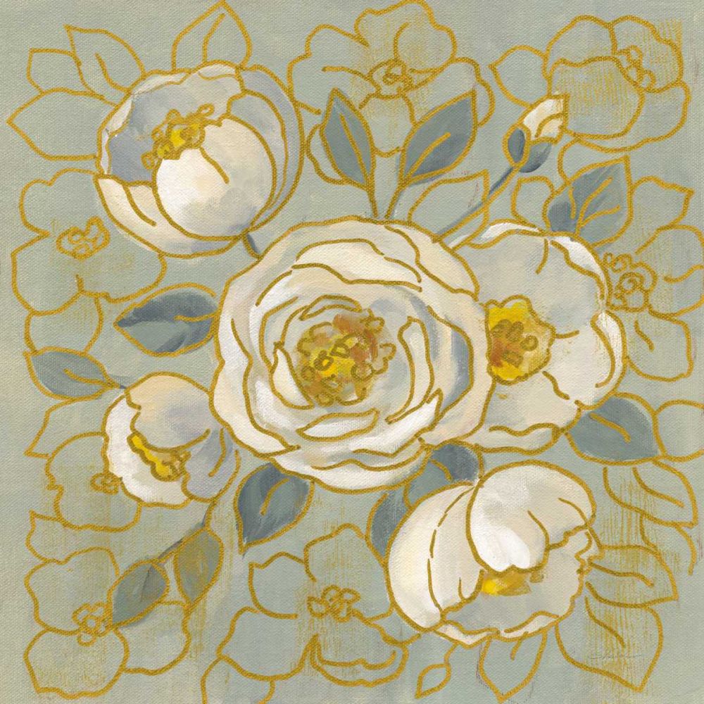 Sage Floral II art print by Silvia Vassileva for $57.95 CAD