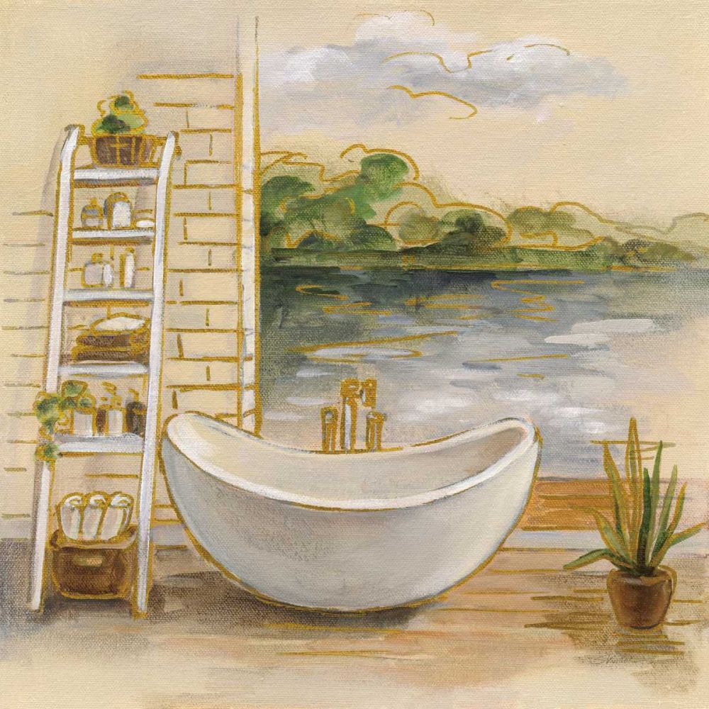 Spa by the Lake II art print by Silvia Vassileva for $57.95 CAD