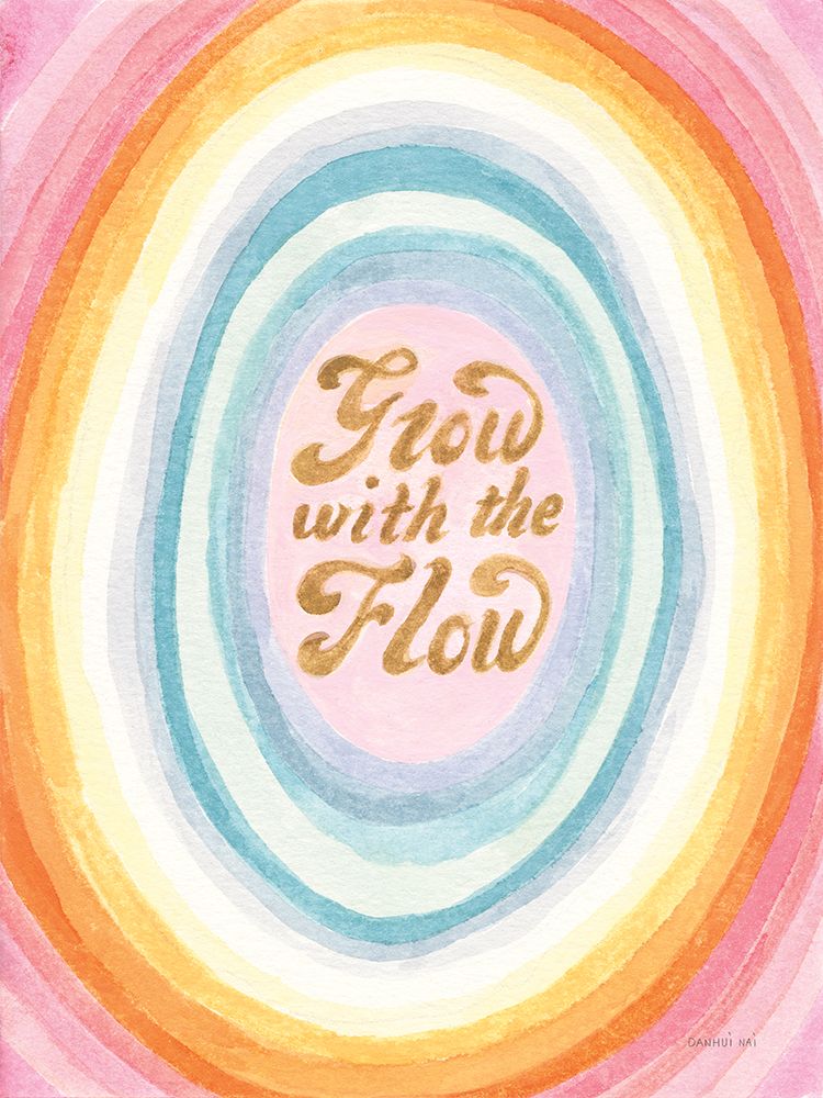 Grow with the Flow art print by Danhui Nai for $57.95 CAD