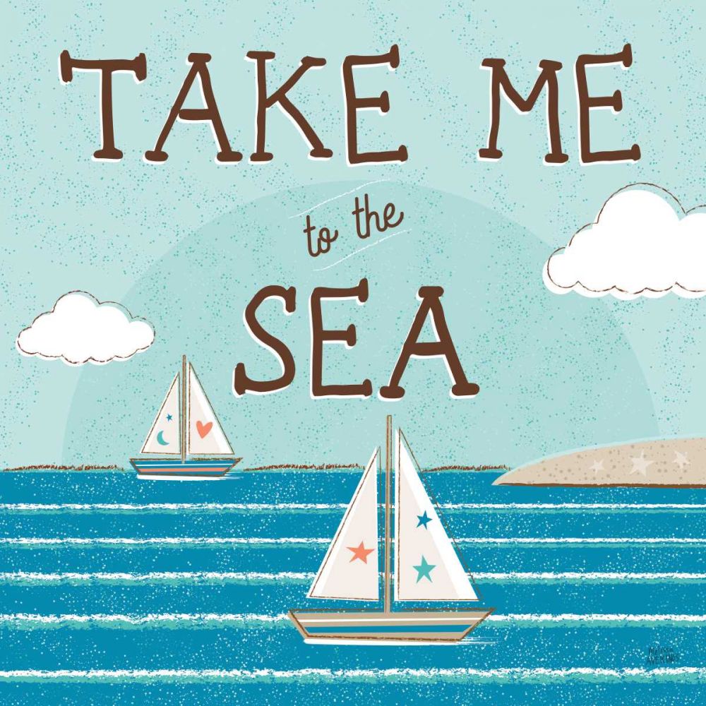 Sea and Me I art print by Melissa Averinos for $57.95 CAD