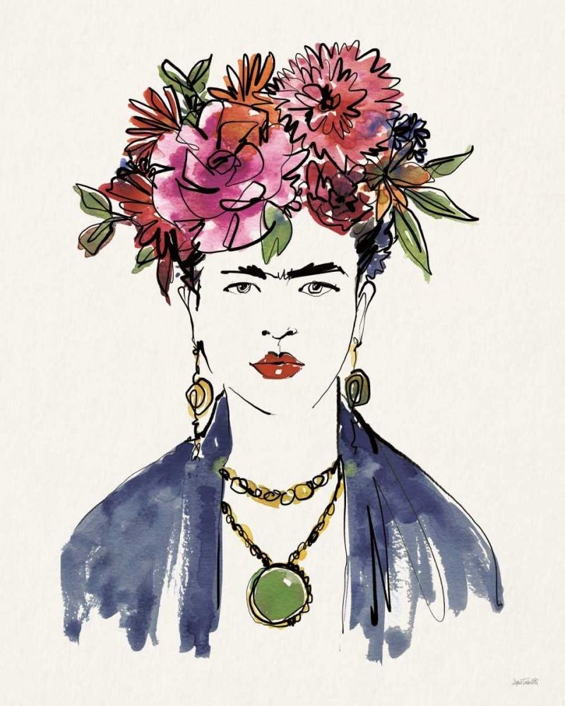 Frida Portrait I art print by Anne Tavoletti for $57.95 CAD