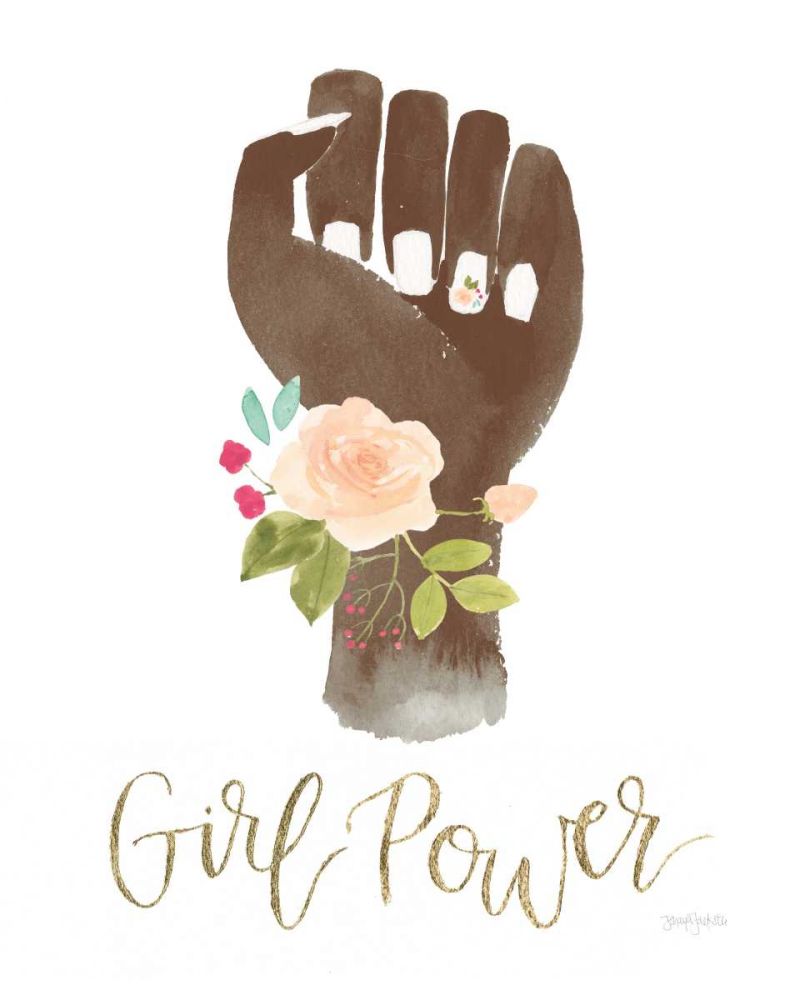 Girl Power XI Brown art print by Jenaya Jackson for $57.95 CAD