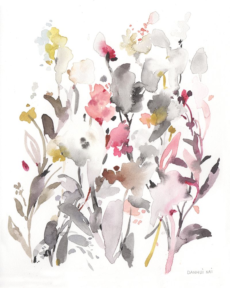 Breezy Florals I art print by Danhui Nai for $57.95 CAD
