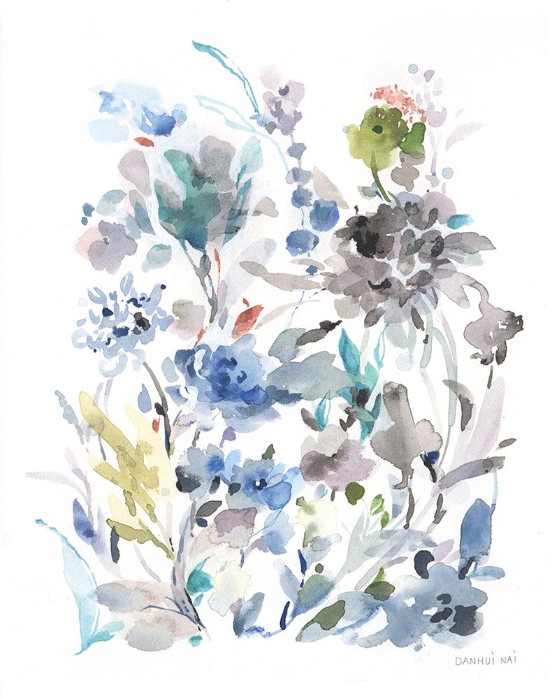 Breezy Florals II art print by Danhui Nai for $57.95 CAD