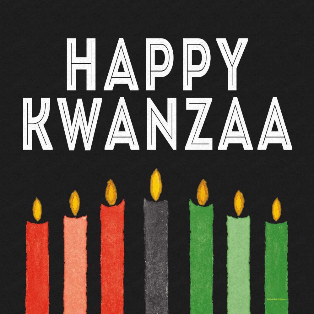 Happy Kwanzaa I art print by Kathleen Parr McKenna for $57.95 CAD