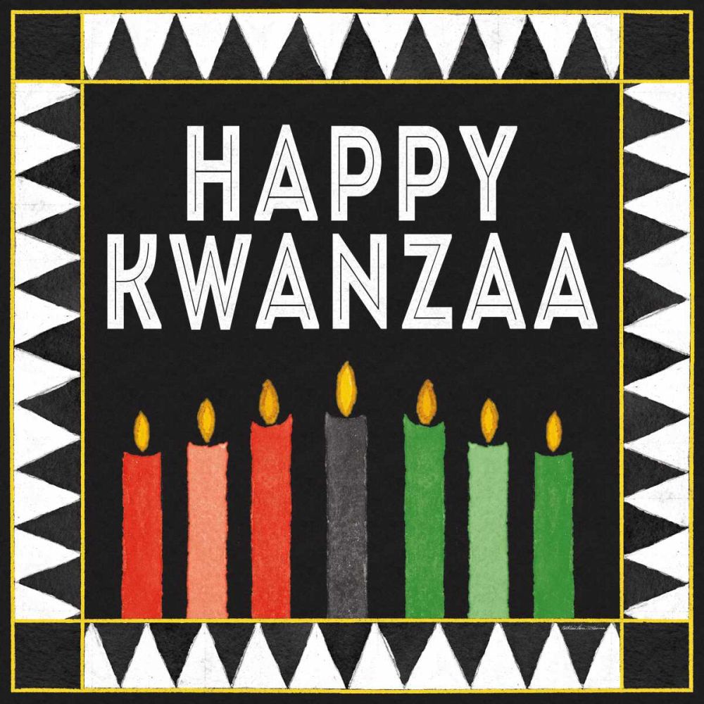 Happy Kwanzaa II art print by Kathleen Parr McKenna for $57.95 CAD