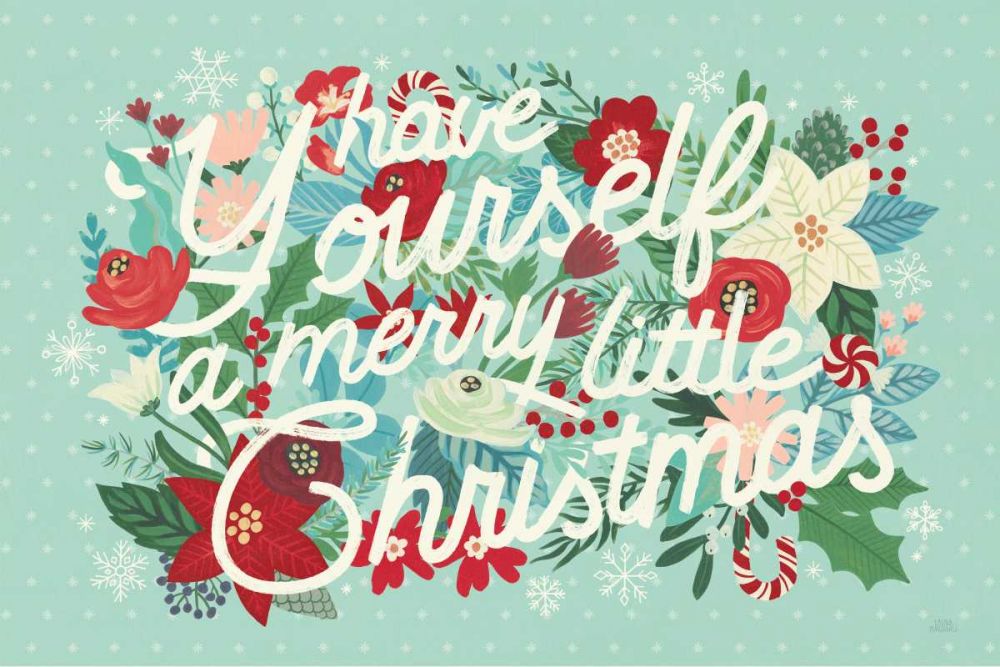 Christmas Wishes I Bright art print by Laura Marshall for $57.95 CAD
