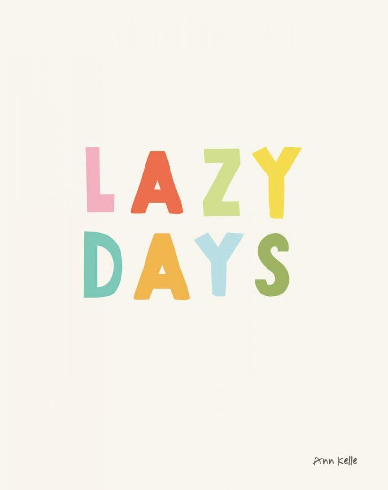 lazy days art print by Ann Kelle for $57.95 CAD