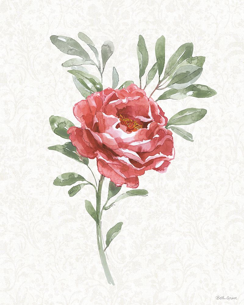 Floral Solitude VI art print by Beth Grove for $57.95 CAD