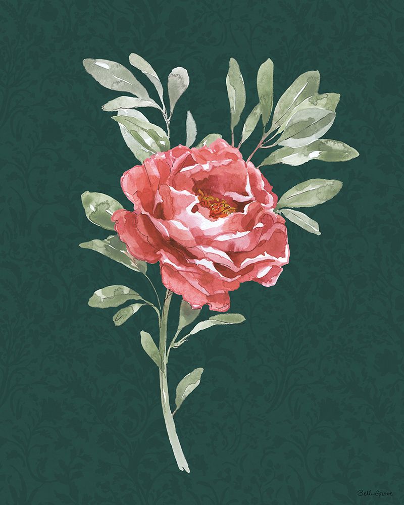Floral Solitude VI Dark art print by Beth Grove for $57.95 CAD