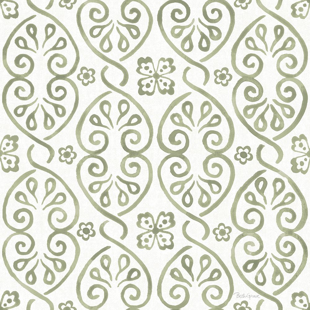 Floral Solitude Pattern VIID art print by Beth Grove for $57.95 CAD